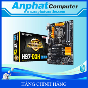 Bo mạch chủ - Mainboard Gigabyte GA H97-D3H - Socket 1150, Intel H97, 4 x DIMM, Max 32GB, DDR3