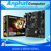 Bo mạch chủ Main Gigabyte B250M-D3H/M.2 4 khe ram4) Socket LGA 1151 Hàng Cty (Fullbox) – Bảo hành 36 tháng