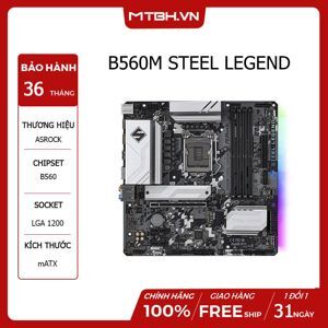 Bo mạch chủ - Mainboard Asrock B560M Steel Legend