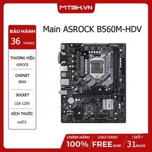 Bo mạch chủ - Mainboard Asrock B560M-HDV