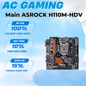 Bo mạch chủ - Mainboard Asrock H110M-HDV/D3
