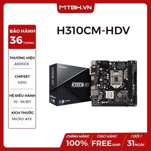 Bo mạch chủ - Mainboard Asrock H310CM-HDV