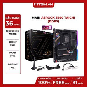 Bo mạch chủ - Mainboard Asrock Z690 Taichi