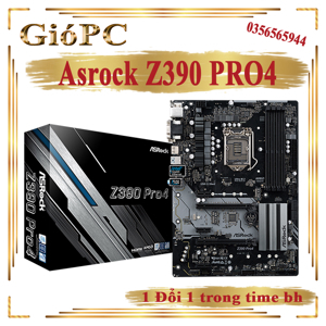 Bo mạch chủ - Mainboard Asrock Z390 Pro4