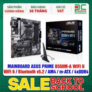Bo mạch chủ - Mainboard Asus Prime B550M-A Wifi