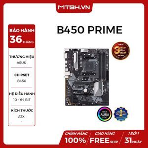 Bo mạch chủ - Mainboard Asus Prime B450 Plus