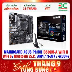 Bo mạch chủ - Mainboard Asus Prime B550M-A Wifi