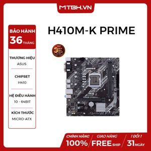Bo mạch chủ - Mainboard Asus Prime H410M-K