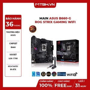 Bo mạch chủ - Mainboard Asus ROG Strix B660-G Gaming Wifi