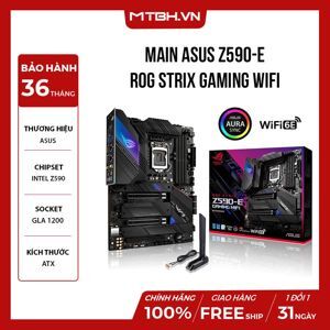 Bo mạch chủ - Mainboard Asus Rog Strix Z590-E Gaming Wifi