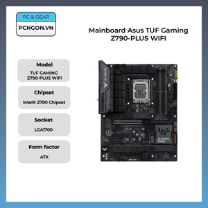 Bo mạch chủ - Mainboard Asus Tuf Gaming Z790 Plus Wifi DDR4