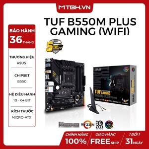 Bo mạch chủ - Mainboard Asus Tuf Gaming B550M-Plus Wifi
