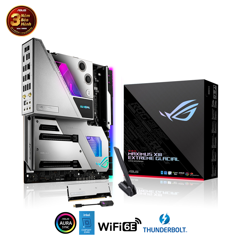 Bo mạch chủ - Mainboard Asus Z590 ROG Maximus XIII Extreme Glacial