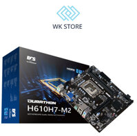 Bo mạch chủ Mainboard ECS H610H7-M2 (Intel H610, Socket 1700, m-ATX, 2 khe RAM DDR4)