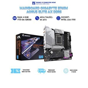 Bo mạch chủ - Mainboard Gigabyte B760M Aorus Elite AX DDR5