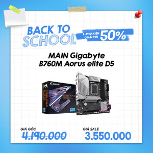 Bo mạch chủ - Mainboard Gigabyte B760M Aorus Elite DDR5