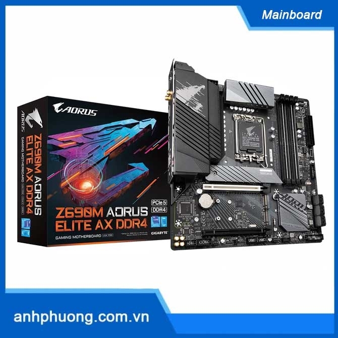 Bo mạch chủ - Mainboard Gigabyte Z690M A ELITE AX DDR4