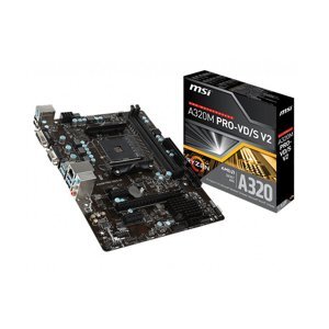 Bo mạch chủ - Mainboard MSI A320M Pro-VDS V2