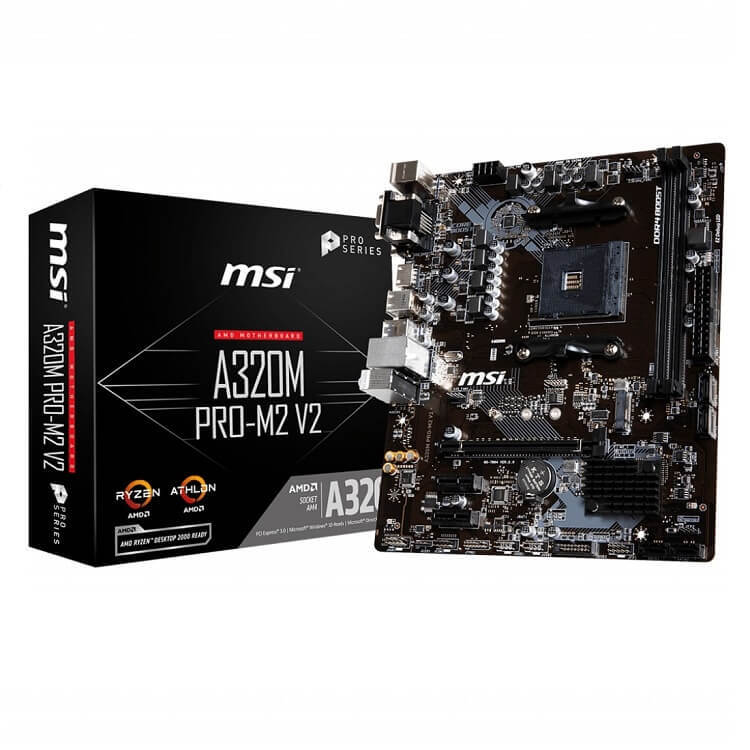 Bo mạch chủ - Mainboard MSI A320M PRO-M2 V2