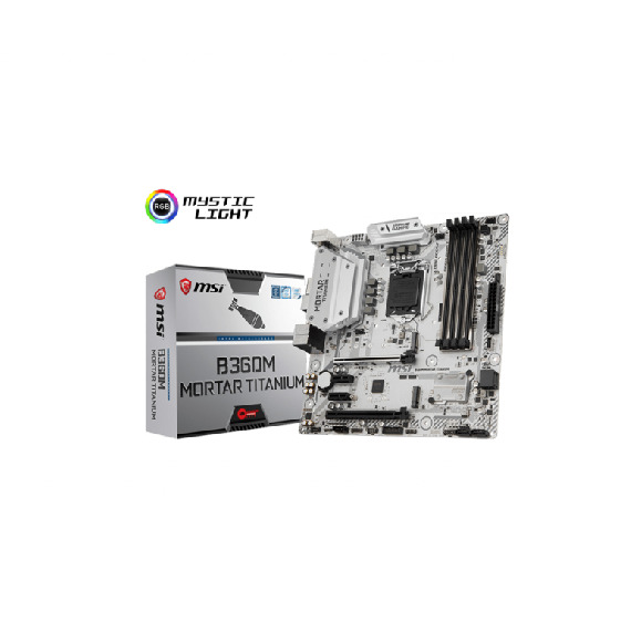 Bo mạch chủ - Mainboard MSI B360M Mortar Titanium