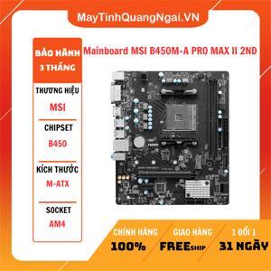 Bo mạch chủ - Mainboard MSI B450M-A PRO MAX