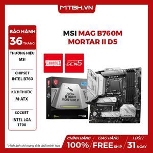 Bo mạch chủ - Mainboard MSI B760M Mortar DDR4