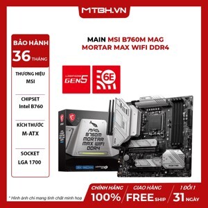 Bo mạch chủ - Mainboard MSI B760M Mortar Wifi DDR4