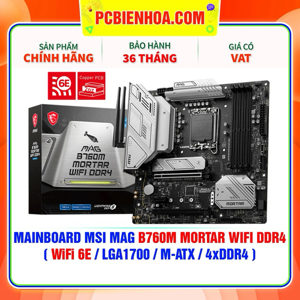 Bo mạch chủ - Mainboard MSI B760M Mortar Wifi DDR4