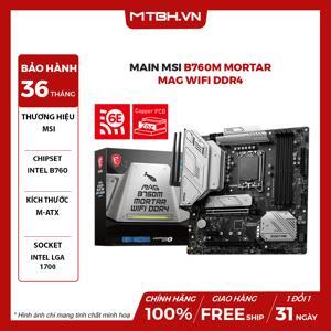 Bo mạch chủ - Mainboard MSI B760M Mortar Wifi DDR4