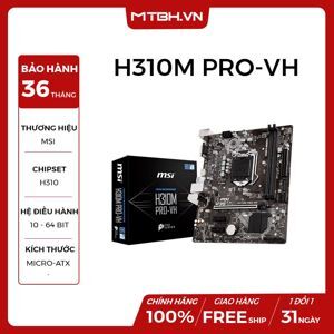 Bo mạch chủ - Mainboard MSI H310M Pro-VH