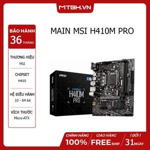 Bo mạch chủ - Mainboard MSI H410M Pro