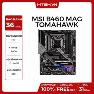 Bo mạch chủ - Mainboard MSI Mag B460 Tomahawk