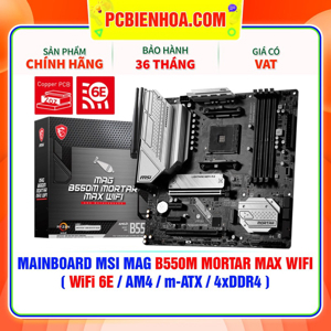 Bo mạch chủ - Mainboard MSI Mag B550M Mortar Wifi