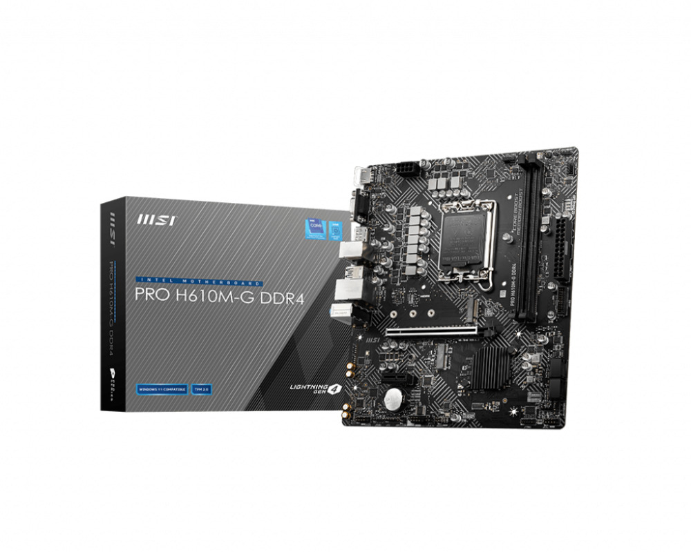 Bo mạch chủ - Mainboard MSI Pro H610M-G DDR4