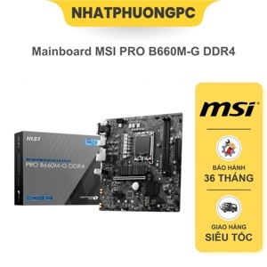 Bo mạch chủ - Mainboard MSI Pro B660M-G DDR4