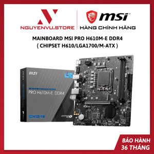 Bo mạch chủ - Mainboard MSI Pro H610M-E DDR4