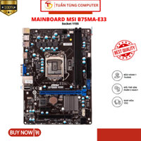 Bo mạch chủ - Mainboard MSi B75MA-E33 hàng tháo máy Bảo hành 1 Tháng - Phụ kiện máy tính hàng chính hãng