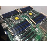 Bo mạch chủ Mainboard Supermicro X9DRi-LN4F+ 2 CPU E5 2670v2 20 core 40 luồng