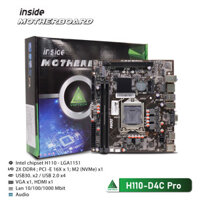 BO MẠCH CHỦ | MAINBOARD VSPTECH H110 D4C PRO NVMe