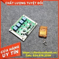 Bộ mạch điều khiển từ xa qua RF 315MHz 4 kênh