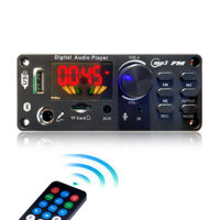 Bo mạch khuếch đại 2*50W 12V, bộ nguồn, bo mạch giải mã MP3, mô-đun Bluetooth âm thanh xe hơi, bộ giải mã MP3 Bluetooth