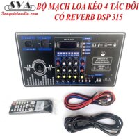 BỘ MẠCH LOA KÉO 4 TẤC ĐÔI CÓ REVERB DSP 315 300w 2 kênh - 19X38CM