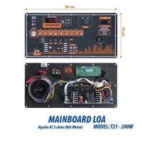Bo Mạch Loa Kéo Nguồn Xuyến đánh Bass 40 đôi, 5 Tấc đơn Mạnh Mẽ có Echo delay T21, kích thước 19 * 38