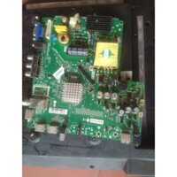 Bo mạch, mắt nhận, cặp loa tivi Asanzo 32S500T2 bóc máy
