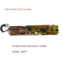 Bo mạch máy giặt sanyo 4 phím S80VT