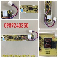 Bo mạch máy giặt Sanyo 4 phím S70VT, S80VT, S90VT cửa đứng