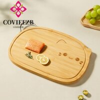 Bo mạch phô mai COVIEEZB, Thớt đa năng họa tiết hoạt hình, Bánh mì treo gỗ cầm tay sáng tạo