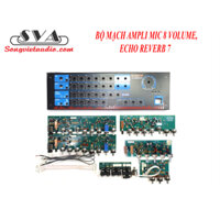 BỘ MẠCH PRE AMPLI REVERB, MIC 8 VOLUME, ECHO REVERB 7 - TẶNG MẶT AMPLI