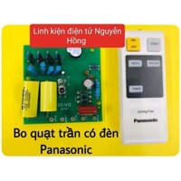 BO MẠCH QUẠT TRẦN Panasonic CÓ ĐÈN +KHIỂN ( giá tốt)