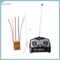 Bộ mạch thu tín hiệu 5CH 27Mhz + điều khiển từ xa cho hệ thống radio / đồ chơi xe tăng 130 động cơ 6V 5V